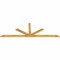 Ekena Millwork Saratoga Rough Sawn Timber Gable Bracket, Western Red Cedar, 108"W x 36"H x 2"D x 4"F, 8/12 Pitch GBW108X36X0204SAR00RWR - alternate 2